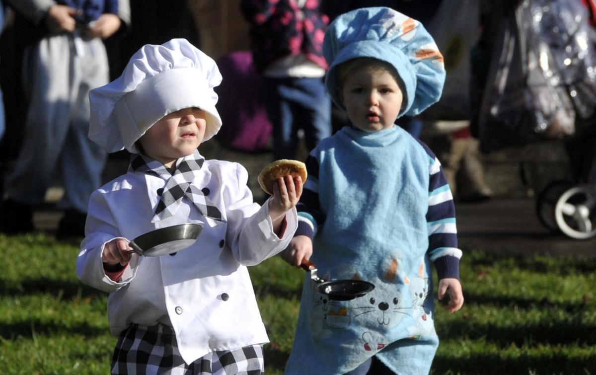 Pewsham and Kiddywinks childminding pancake races