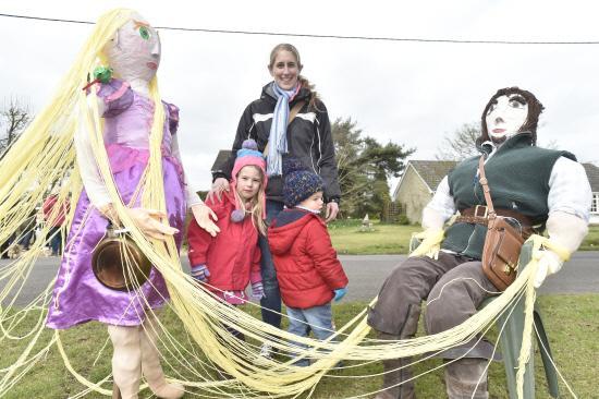 Fun at Christian Malford Scarecrow Trail 