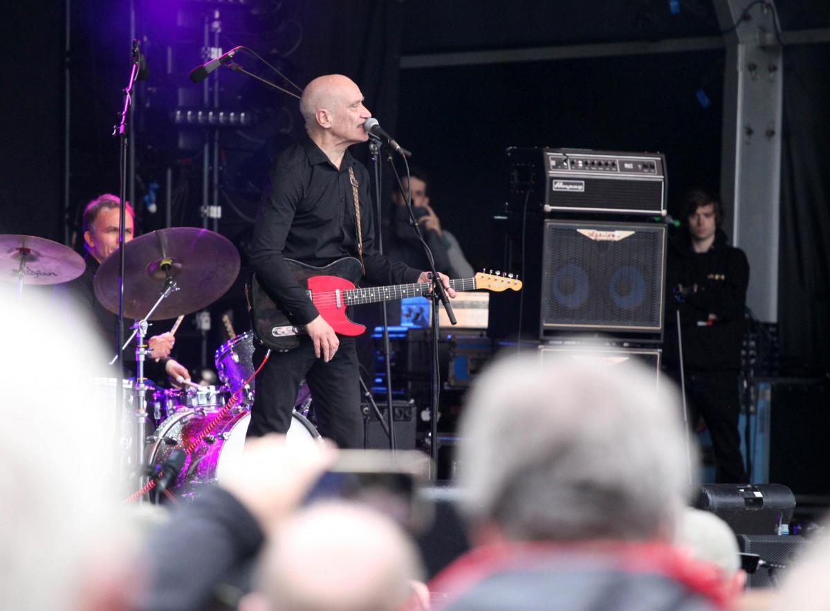 Wilko Johnson during Concert at the Kings in All Cannings. Picture by Vicky Scipio