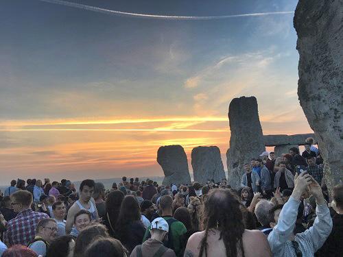 Celebrating the summer solstice at Stonehenge. Picture: Wiltshire Police