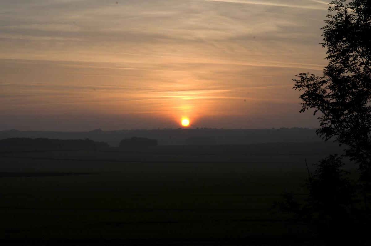 Avebury as the sun rises today. Picture: Niki Younie
