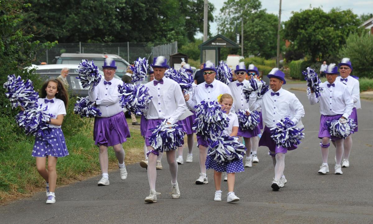 The new charity majorettes at Bromham Carnival
Photo:Trevor Porter
