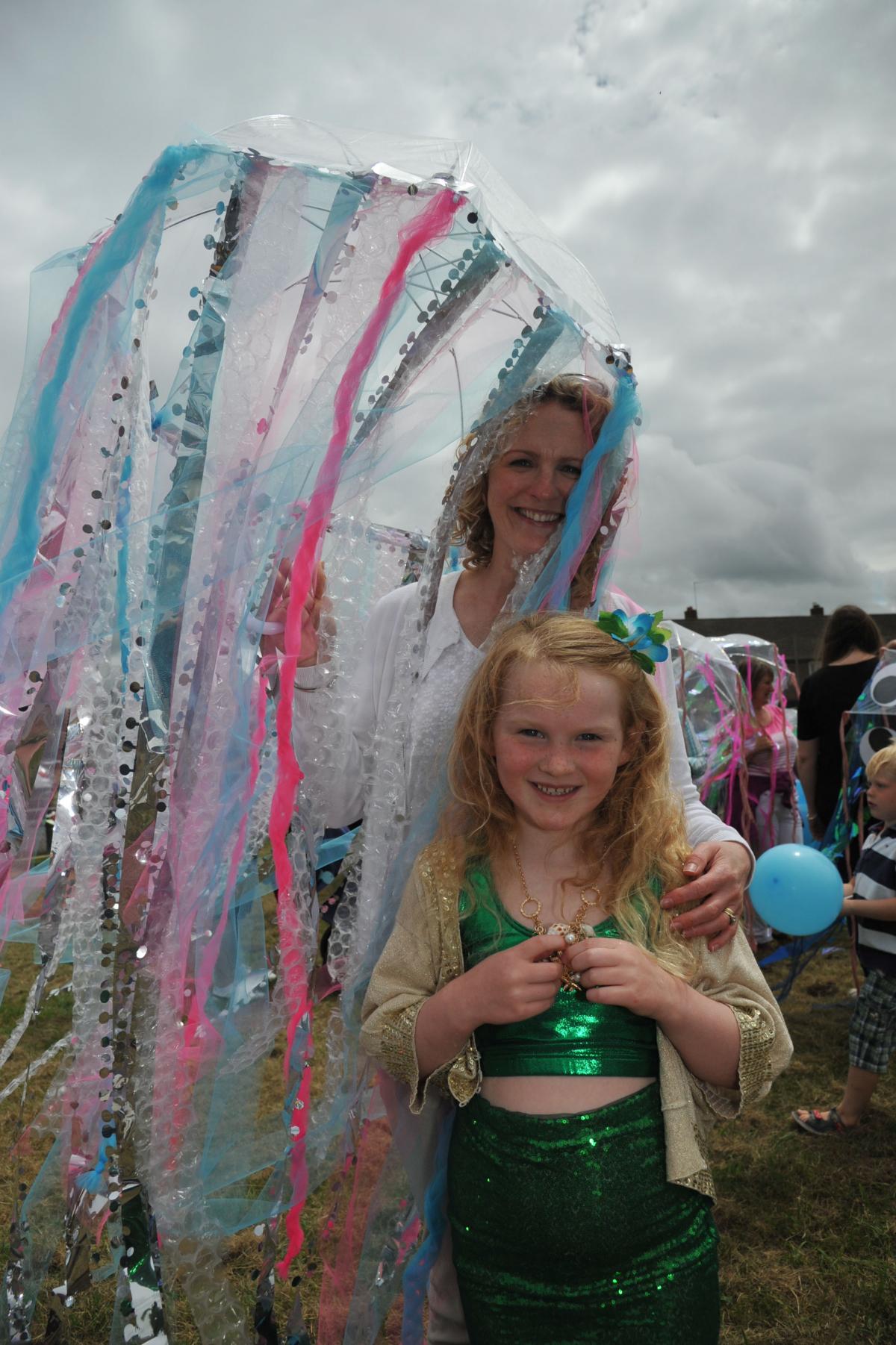 Under the sea with Jess Geary and daughter Isla, six.
Picture by Trevor Porter
