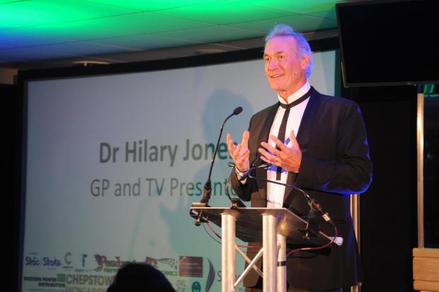 Thursday 19th October 2017.South Wales Argus Health and Care Awards at Chepstow Racecourse..Guest Speaker Dr Hilary Jones.