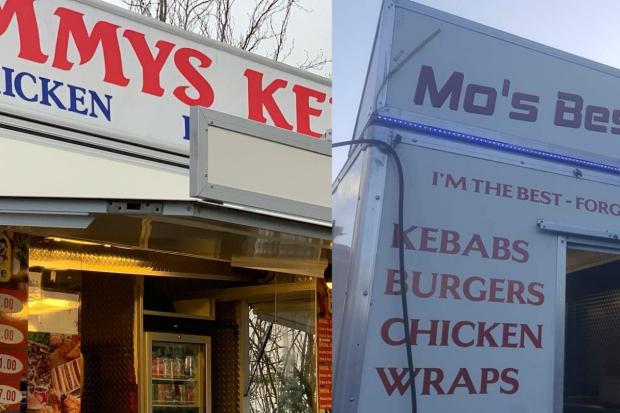 The Wiltshire Gazette and Herald: Sammy's and Mo's kebab vans