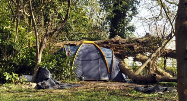 The Wiltshire Gazette and Herald: The tent Richard had been staying in