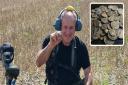 Mick Rae was among the group to find the coins near Pewsey. Photos: Robert Abbott / Noonans / SWNS