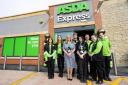The opening of the new Asda store