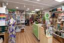 The inside of the renovated Oxfam store