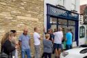 Queues at Skippers Fish and Chips