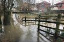 The River Avon after heavy rain in Chippenham