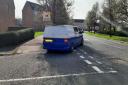 The badly parked van in Westbury