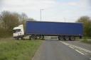 The HGV driver completely blocked the A361` while trying to turn his articulated lorry last Thursday.
