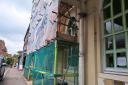 The developer of a historic Marlborough hotel has made a U-turn on scaffolding plans