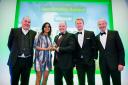 Business development manager Charmaine Coutinho accepts Good Energy's award
