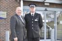 Wiltshire and Swindon Crime Commissioner Angus Macpherson and Wiltshire Chief Constable Mike Veale. Picture by Diane Vose