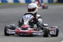 Louis Harvey in action at Shenington Kart Club round five