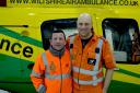 Fred Thompson and Dan Tucker, critical care paramedics at Wiltshire Air Ambulance