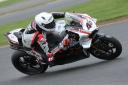 Tommy Bridewell in action at the British Superbikes test day at Silverstone. PICTURE: TIM CRISP