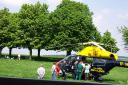 Air ambulance crew arrived in Marlborough last weekend to help a choking victim.