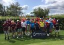 Youngsters in full voice after the latest Golf Sixes event  at North Wilts