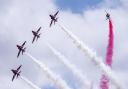 The Red Arrows perform over Scarboroughfor Armed Forces Day last weekend. Picture: PA