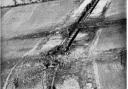 The railway sidings at Savernake Forest after the explosion on January 2, 1946