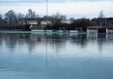 The club pitch has been both flooded and frozen.