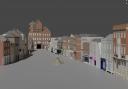 Devizes Market Place in the game
