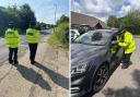 Police caught drivers speeding in several villages near Devizes