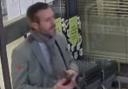 Wiltshire Police want to speak to this man in connection to a theft