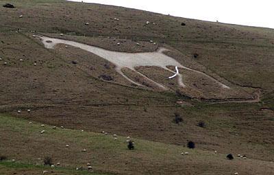 The Alton Barnes White horse was turned into a stallion back in 2008