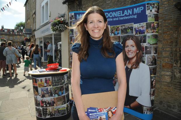 The Wiltshire Gazette and Herald: Chippenham MP Michelle Donelan PHOTO: Trevor Porter