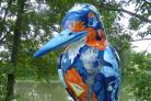 Royal Wootton Bassett kingfisher sculpture 