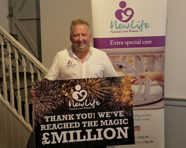 Trevor Goodall's New Life charity reaches the magic £1 million mark