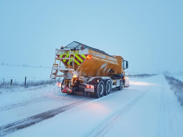The Wiltshire Gazette and Herald: Superbly named gritter fleet ready to keep roads safe as temperatures drop