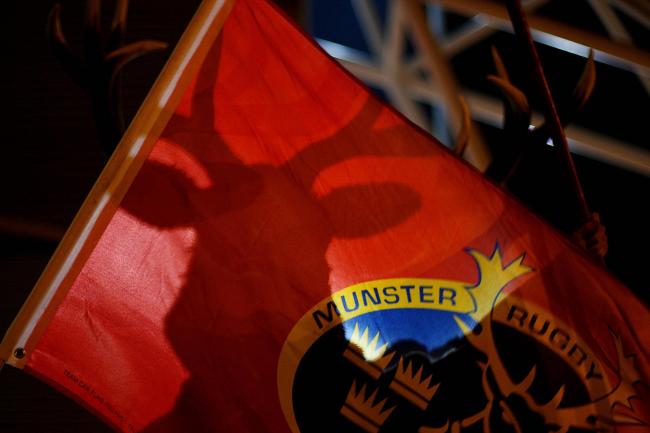 A Munster rugby flag