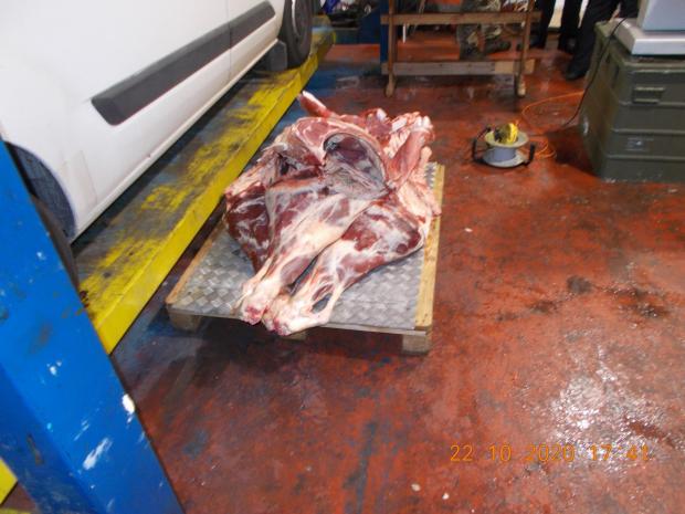 The Wiltshire Gazette and Herald: Photos of illicit meat taken provided by Wiltshire Council