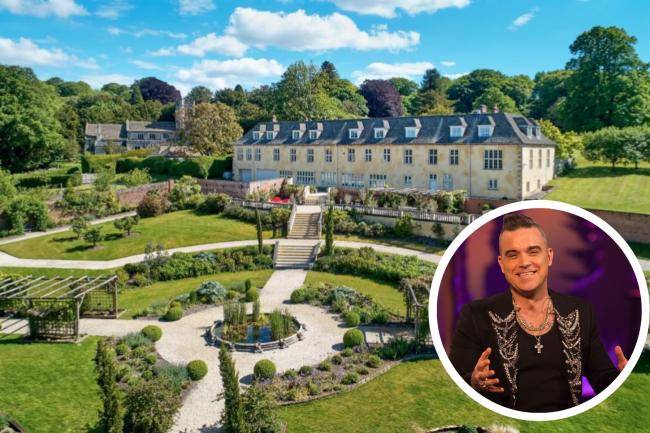 Robbie Williams' mansion (Rightmove) Robbie Williams (PA)
