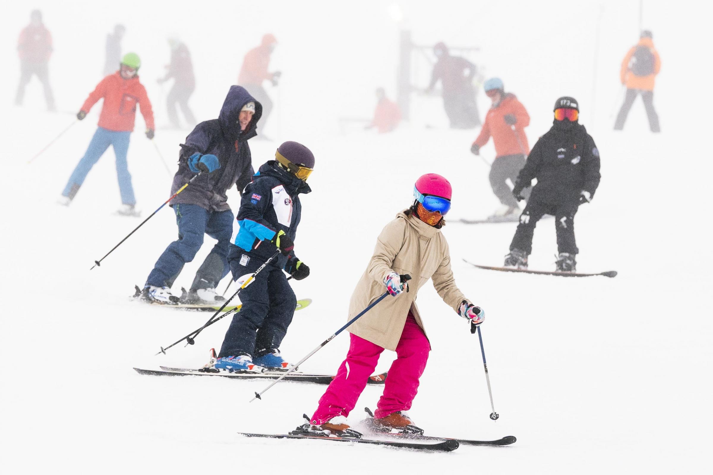 Skiers back on the slopes as resorts open after snowfall - Vimarsana News