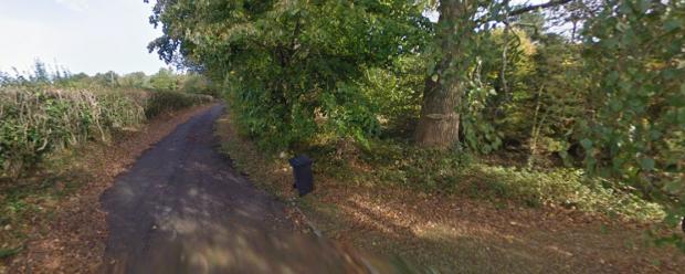The Wiltshire Gazette and Herald: Land on the south west side of Black Dog Hill VIA GOOGLE MAPS