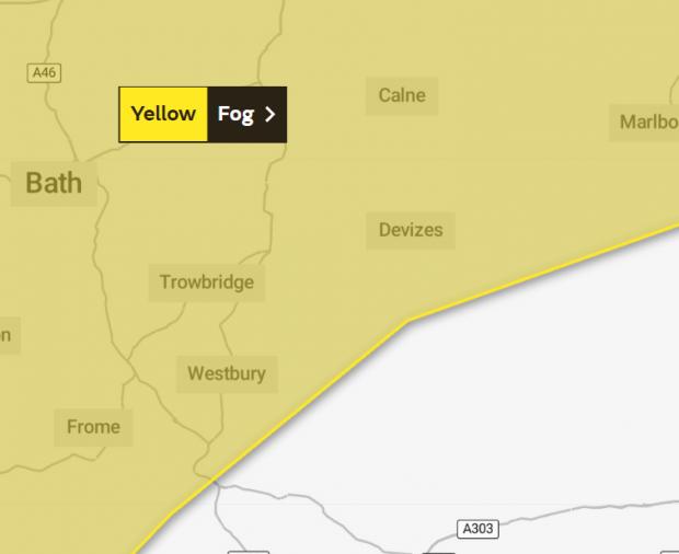 The Wiltshire Gazette and Herald: Yellow fog warning for Wiltshire: Met Office
