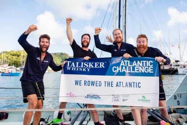 The Wiltshire Gazette and Herald: They did it! Rowing 3,000 miles.