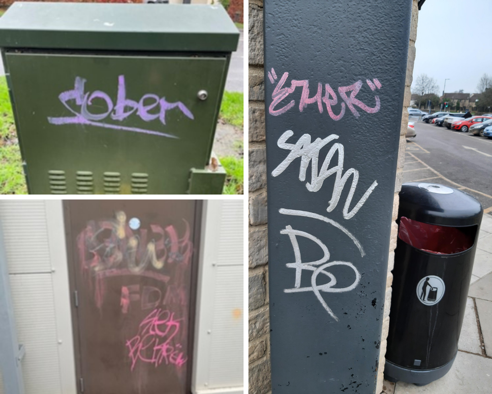 Malmesbury graffiti - police ID potential suspects | The Wiltshire Gazette and Herald - Vimarsana News