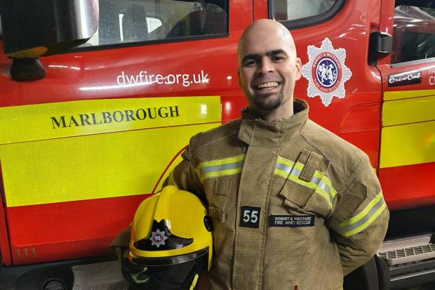 Chris Roberts, a new recruit to Marlborough Fire Station - but fire chiefs want more in the team. Photo: Marlborough Fire Station.