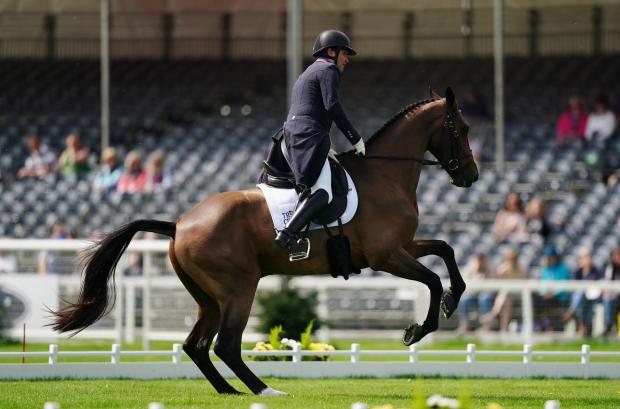 The Wiltshire Gazette and Herald: Phillip Dutton on Z during the dressage test on day two of the Badminton Horse Trials held at The Badminton Estate, Gloucestershire.  Picture date: Thursday May 5, 2022. Photo: PA / David Davies