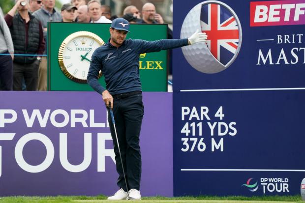 The Wiltshire Gazette and Herald: Laurie Canter at the recent British Masters at The Belfry Photo: Andy Crook