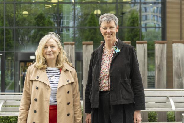 The Wiltshire Gazette and Herald: Tracy Brabin and Polly Billington outside NEXUS in Leeds