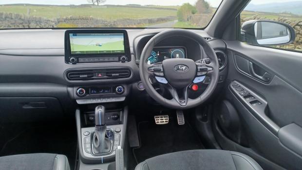 The Wiltshire Gazette and Herald: The Kona N's sporty interior is also appealing 