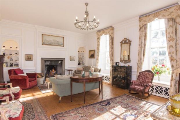 The Wiltshire Gazette and Herald: Luckington Court's sitting room.
